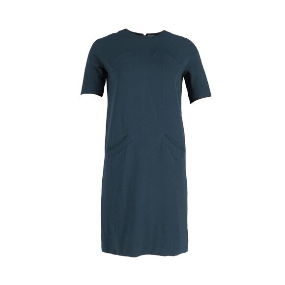 Balenciaga 60s Mini Dress in Green Acetate